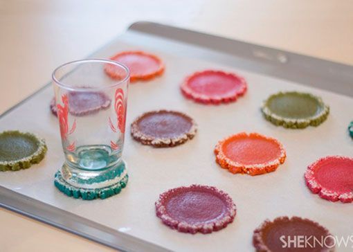 Arbolitos de colores horneadas