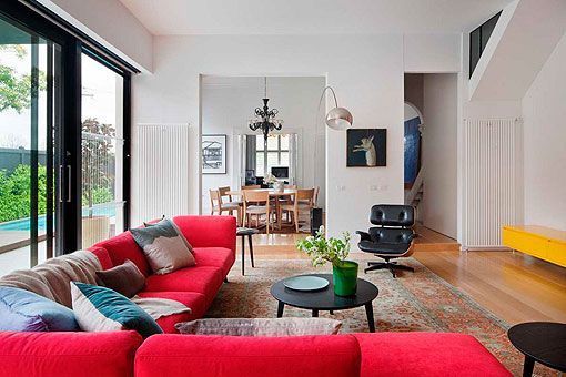 Colores llamativos para el salón