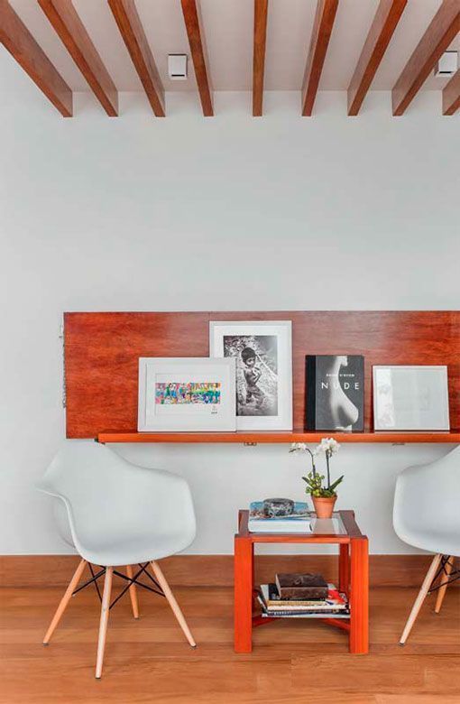 Apartamento de 45 metros: zona de estar