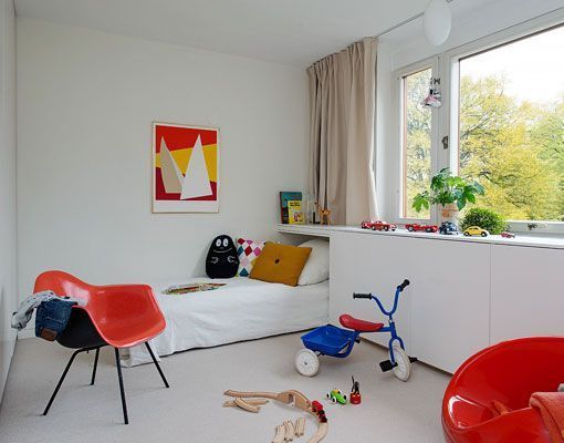 Piso de 100 metros cuadrados, dormitorio infantil