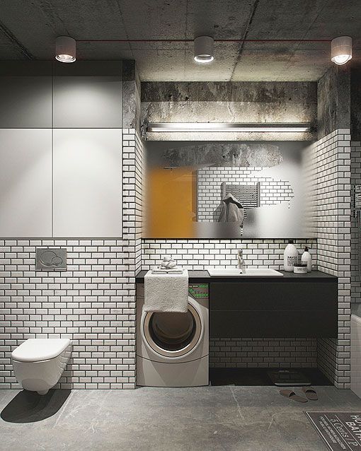 Estilo hipster: zona de lavabo
