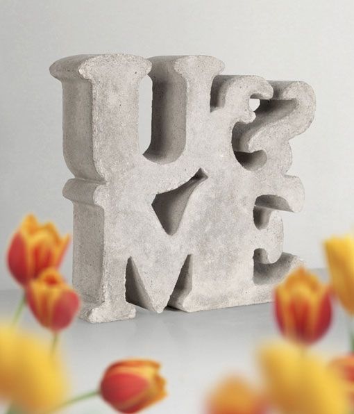 DIY en un trix: letras decorativas de cemento