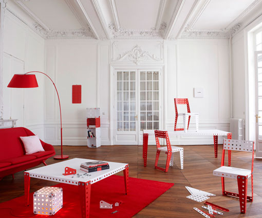 Piezas de Meccano-Home para el salón