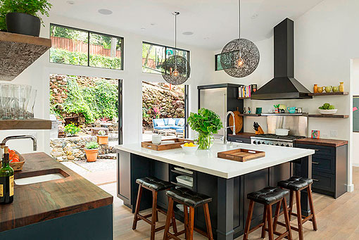 Integrar la cocina en el salón