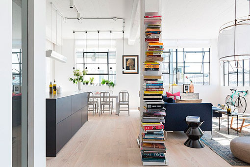 Bajo industrial convertido en loft luminoso