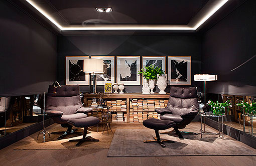 Salón contemporáneo de Raúl Martins en Casa Decor 2015