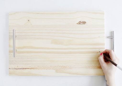 Cómo hacer bandeja de madera para