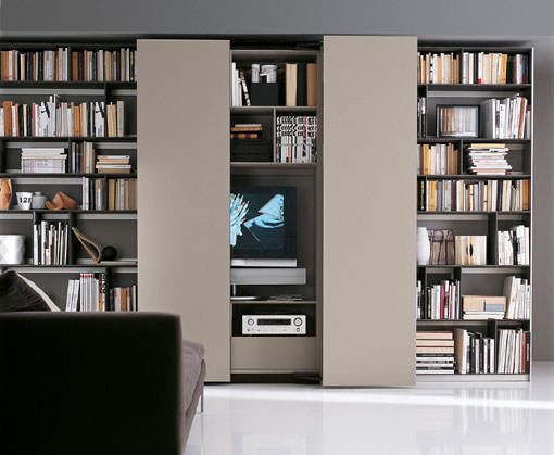 Cómo decorar tu casa: estantería de libros bien surtida