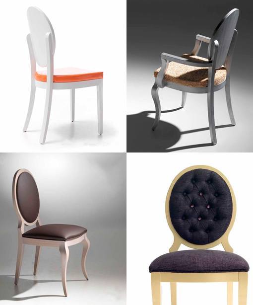 Nuevas reinterpretaciones de sillas estilo Luis