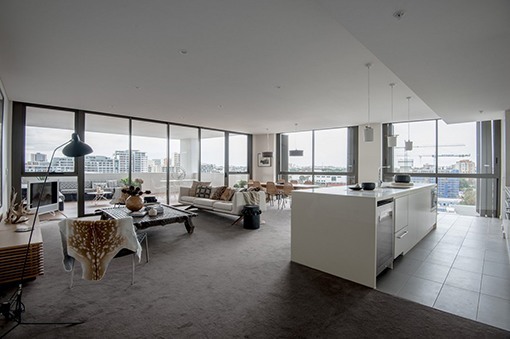 Ático diáfano y luminosos en Sydney - Cocina