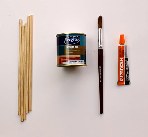 Estrella de Navidad / materiales necesarios