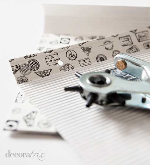 DIY: Quinto paso para hacer un álbum de fotos expuesto en un marco. 