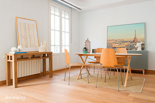 Piso familiar decorado con estilo actual