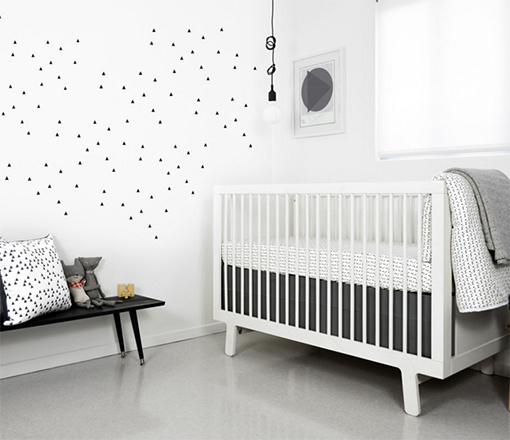 Decorar con triángulos / dormitorio infantil