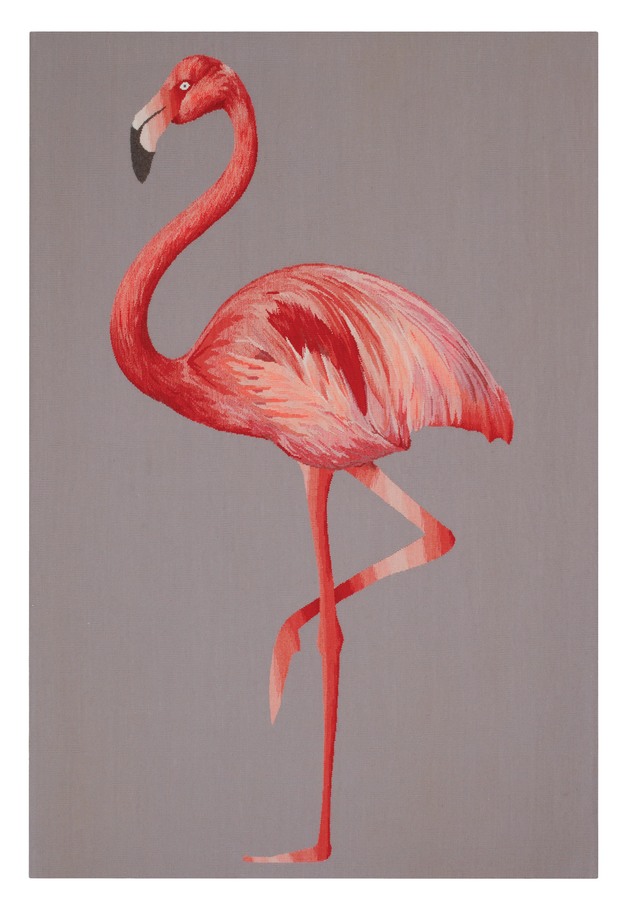 Alfombra con dibujo de Flamingo de The Rug Company