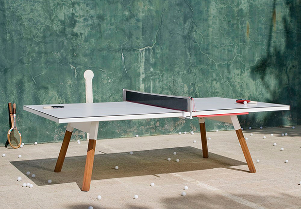 Mesa de ping pong para el exterior