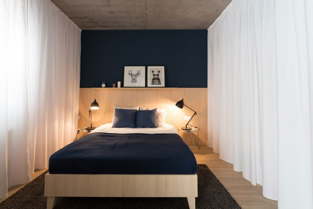 Dormitorio con ideas para ganar amplitud visual