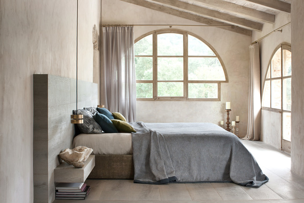 Dormitorio con telas de Lizzo