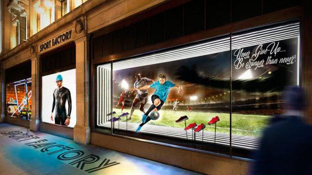 Antalis Interior Design Awards, proyecto 3D de tienda de deportes de hotel