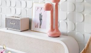 Mueble de rejilla diseñado por Patricia Bustos de la Torre en Casa Decor 2017