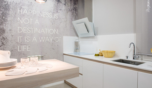 Cocina de una casa reformada