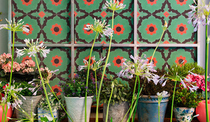 Fuente tropical. Decoración de SantayanaHome en la pasada edición de Casa Decor.