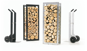 Leñeros y carretillas Woodstock