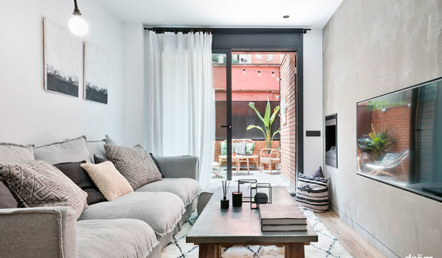 Un apartamento cálido y luminoso en el centro de Barcelona