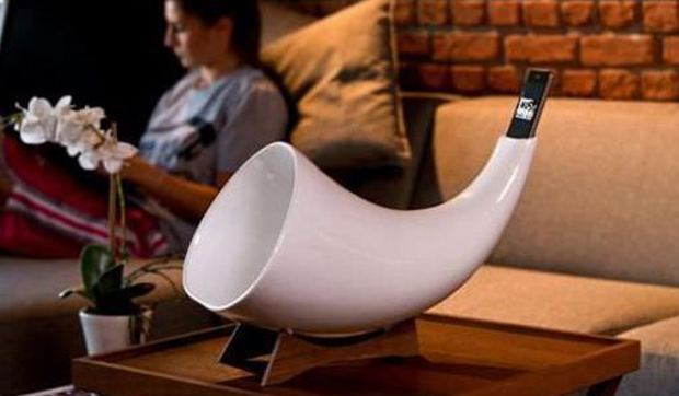 Altavoz portátil sin electricidad para tu iPhone