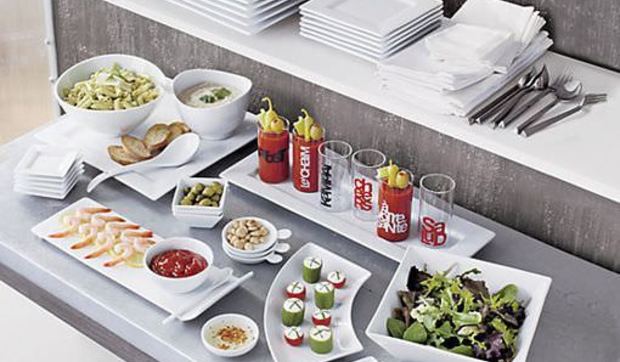 Cómo montar una mesa de Navidad tipo bufé arreglada pero informal