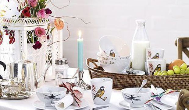 Detalles campestres para el comedor