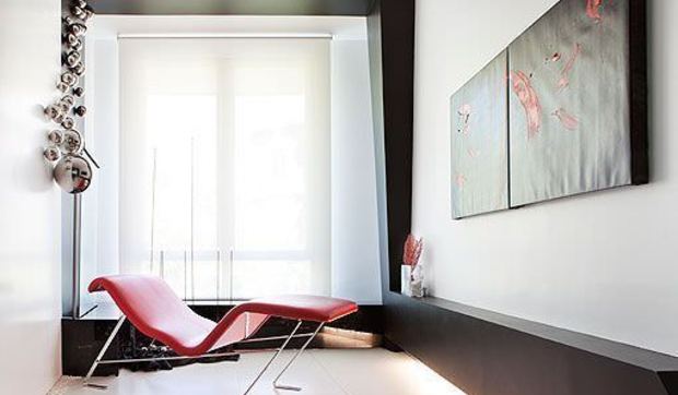 Espacio de reposo moderno y elegante