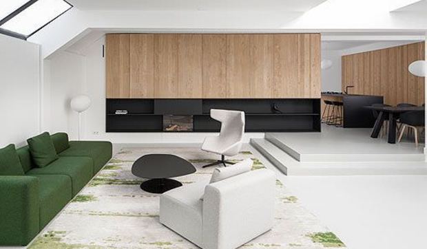 Garaje convertido en loft moderno y luminoso