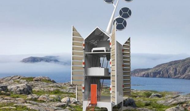 Isolée, un casa portátil y autosuficiente