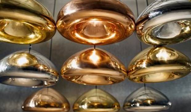 Las increíbles lámparas de cobre de Tom Dixon