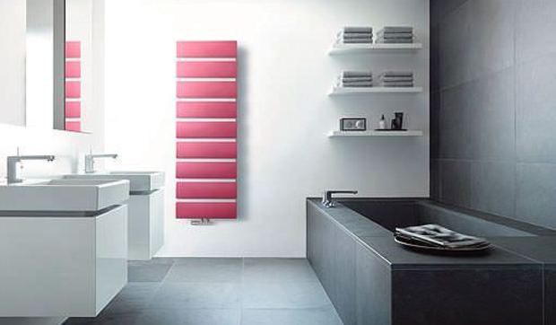 Radiador decorativo en acero y Corian