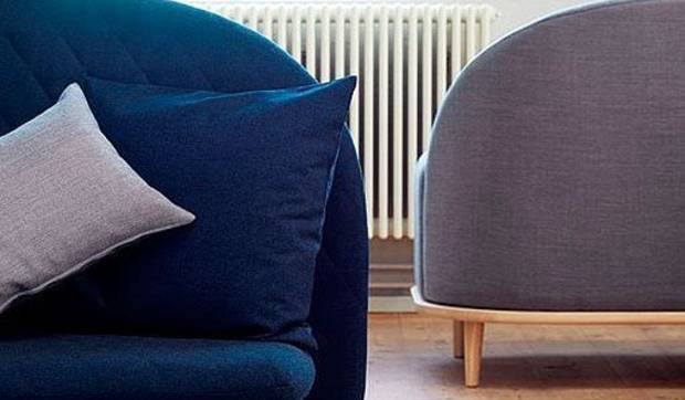 Sofá y mesa auxiliar, un diseño "dos en uno" con sello nórdico