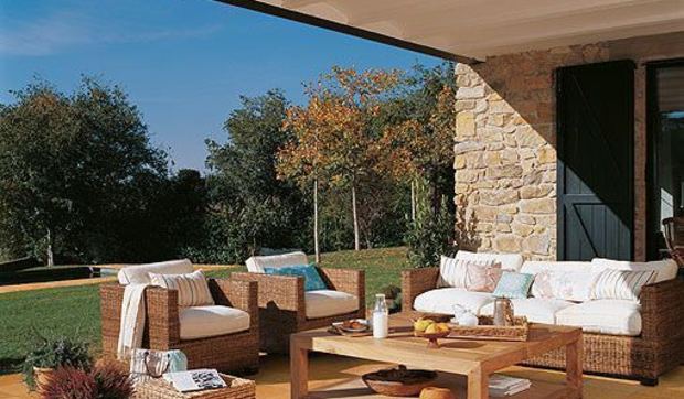 Suelos y paredes para decoraciones de estilo rústico