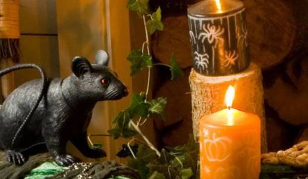 Velas decorativas para iluminar la cena de Hallowen